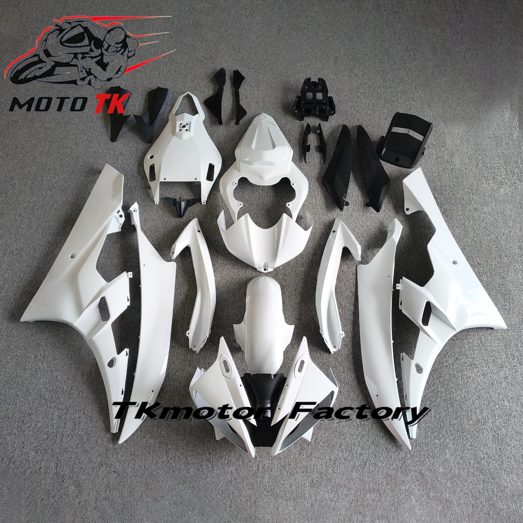 Panel Kit For YAMAHA Yellow Black YZF R6S R6 YZFR6 2006 2007 YZF-R6 06 07 Fit Injection Fairing
