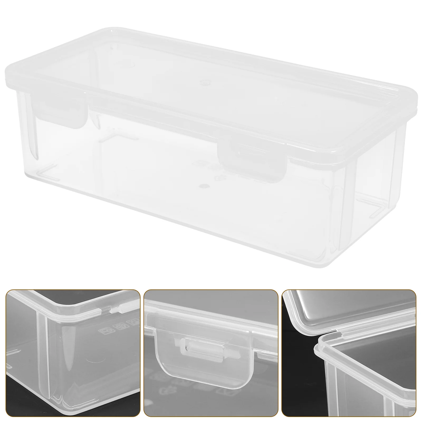 

2 Pcs Bread Storage Box Dust-proof Container Dispenser Cake Clear Keeper Pp Containers Cereal