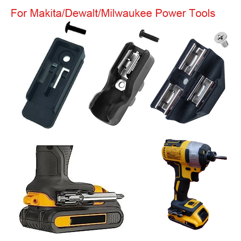Bit Holder Gancho para Makita Dewalt Milwaukee Dual Bit Holder Power Tool Acessórios