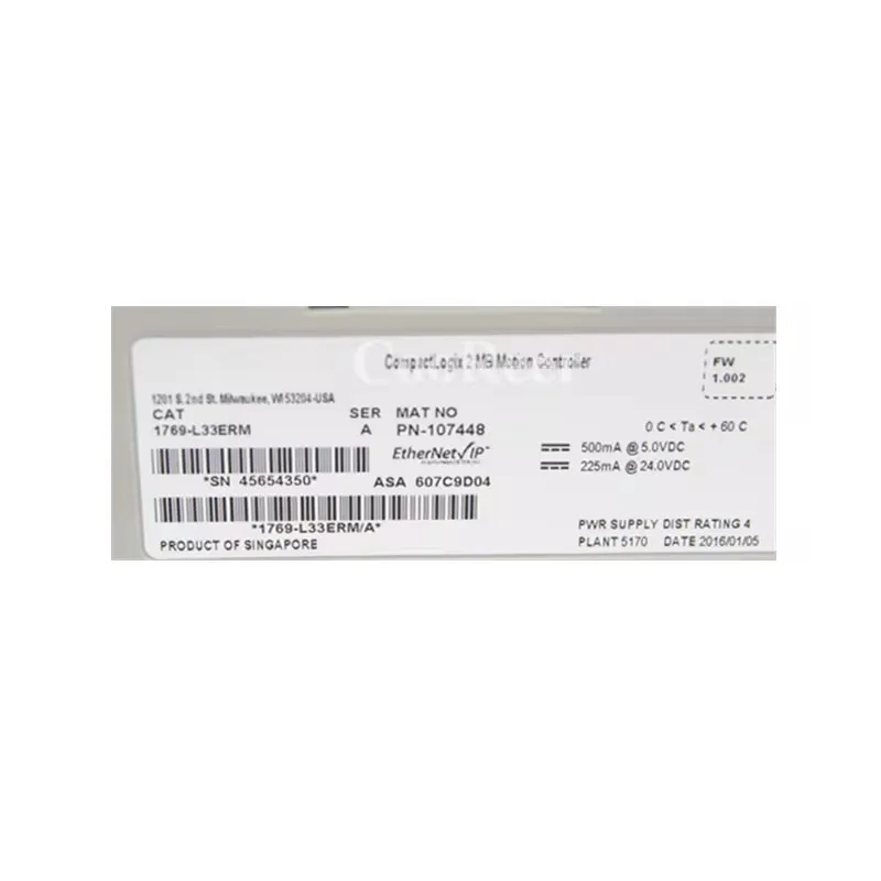 1769 Series CompactLogix 3 MB Memory Module 1769-L33ERM 1769-L36ERM New Original