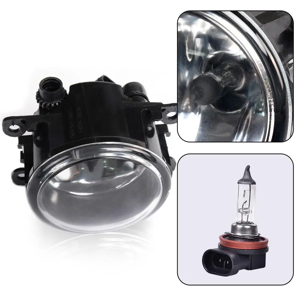 2 قطعة مجموعة مصابيح الضباب القيادة مع لمبات H11 لاستبدال فورد أكورا هوندا سوزوكي لينكولن جاكوار #3