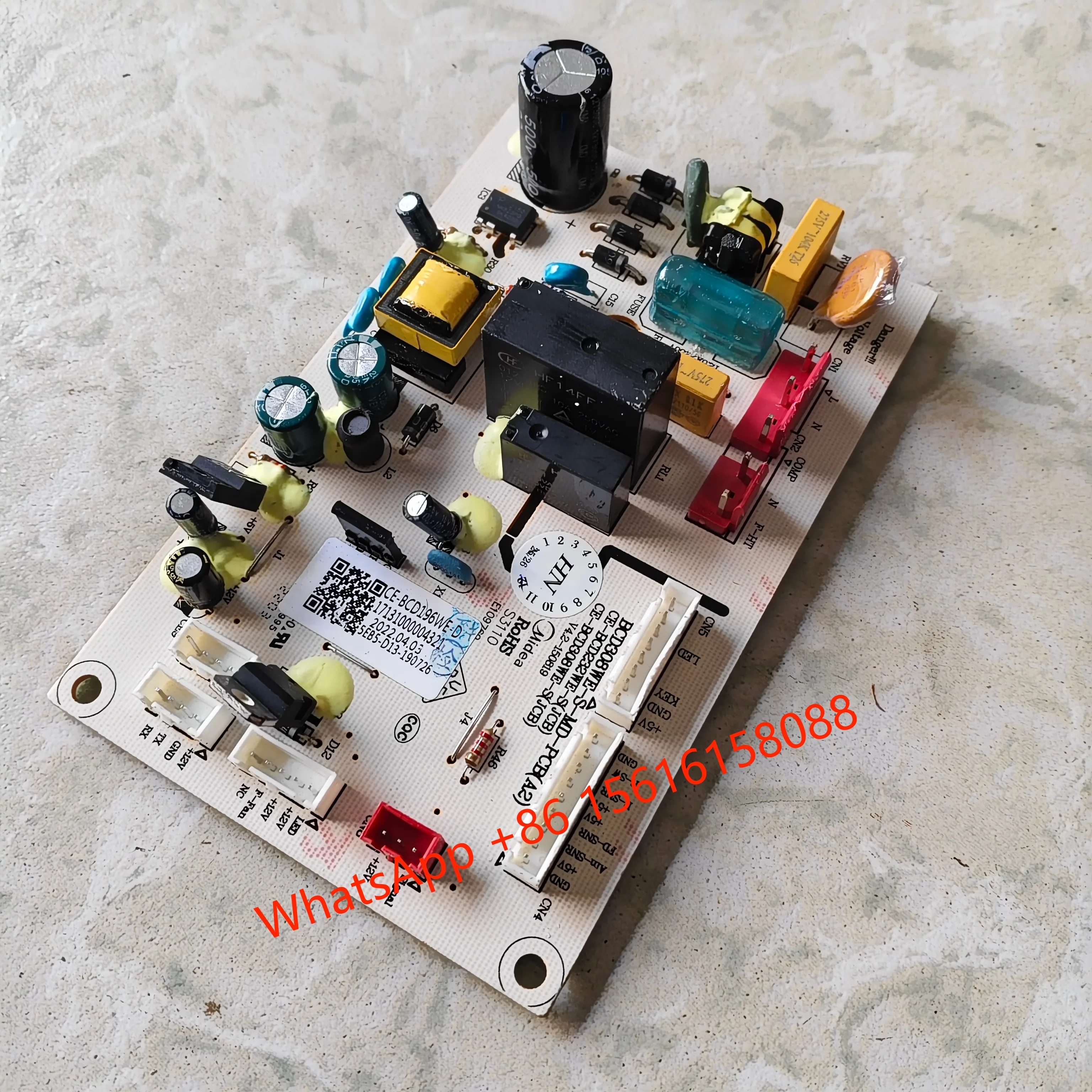 New for Midea refrigerators CE-BCD196WE-D control board 17131000001081 main control board HD-255FWN(ST) 17131000000507  17131000