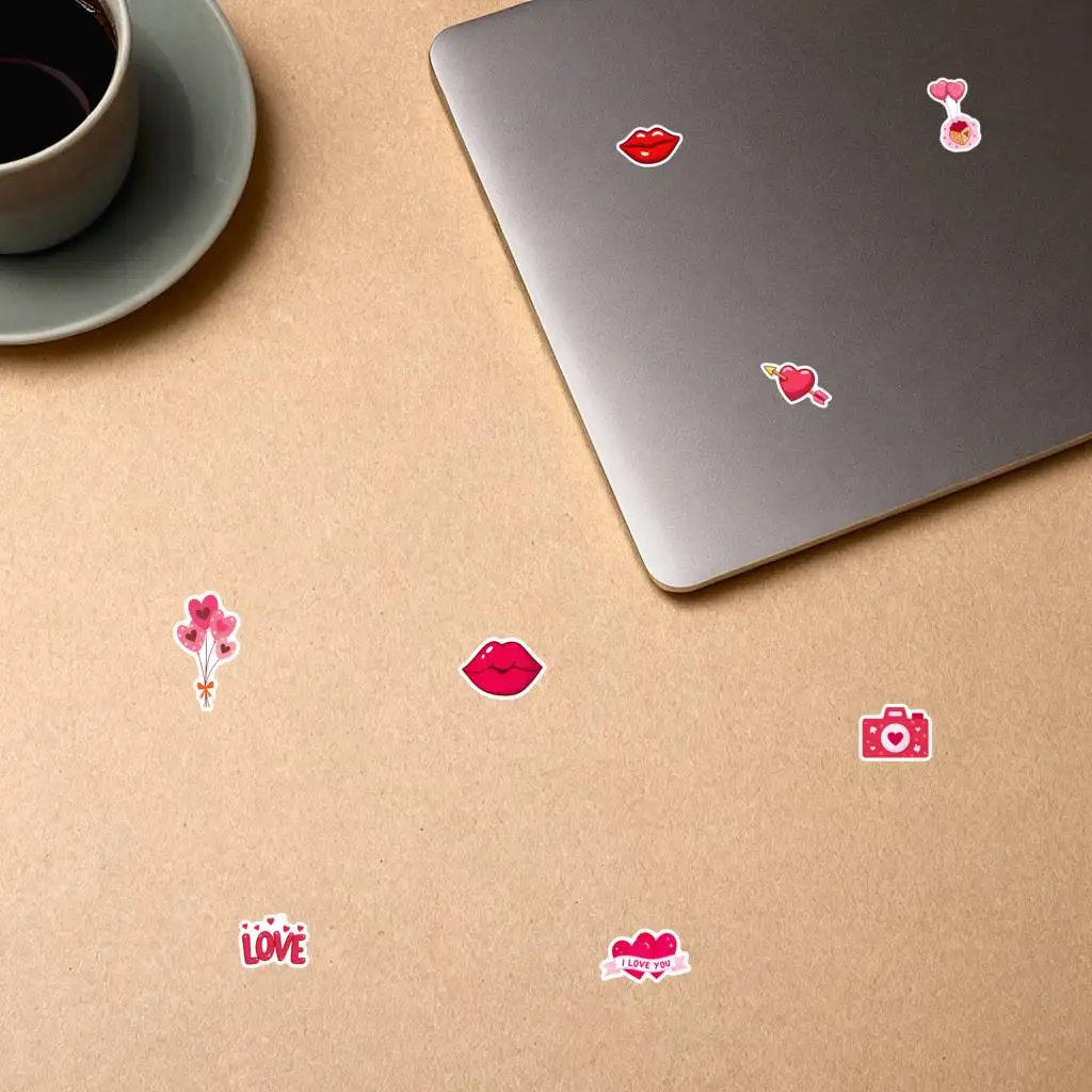 35 قطعة-50 قطعة ملصقات كرتونية رومانسية حلوة ملصقات حلوة للجيتار DIY لوح التزلج المحمول الأمتعة DIY بها بنفسك #6