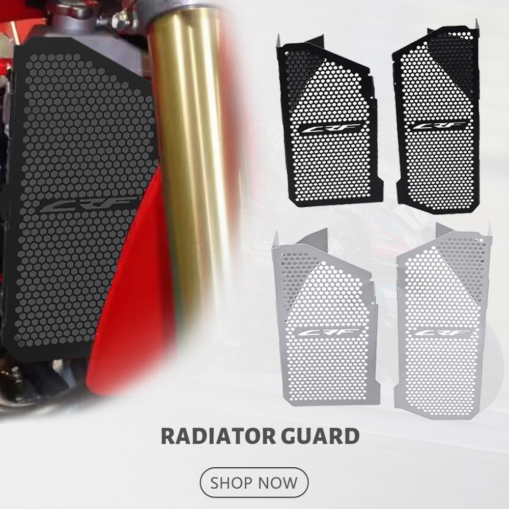 

New Motorcycle Radiator Guard Grille Protection Cover For Honda CRF450L CRF450X 2019-2021 2023 2024 CRF450RL 2021-2022-2023-2024
