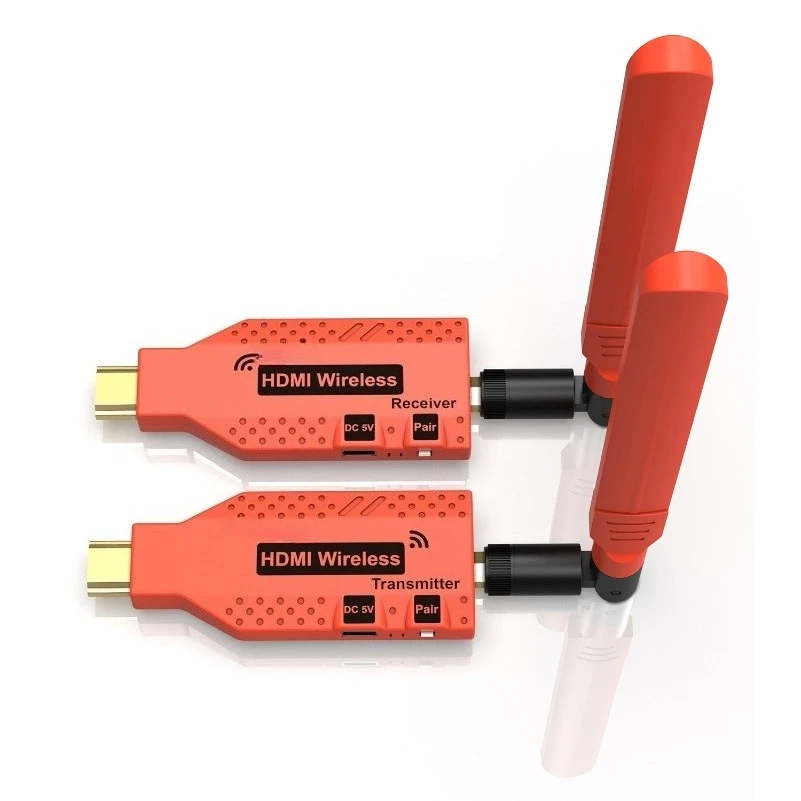 HDMI Wireless Extender Audio Video Transmitter Receiver, One Transmitter Multiple Receivers Screen Casting Device 100m 150m