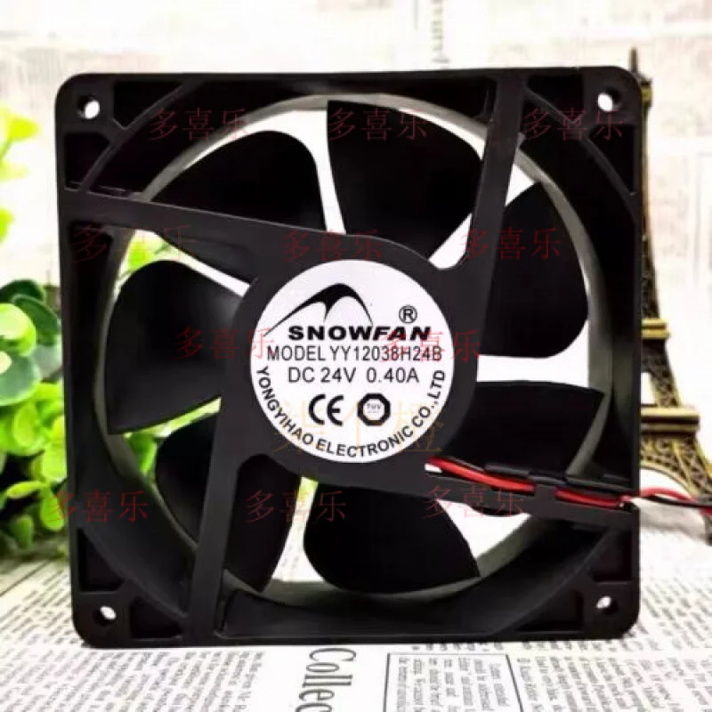 

ZMZM для SNOWFAN YY12038H24B 12038 DC24V 0,40A 12CM 2-проводной охлаждающий вентилятор