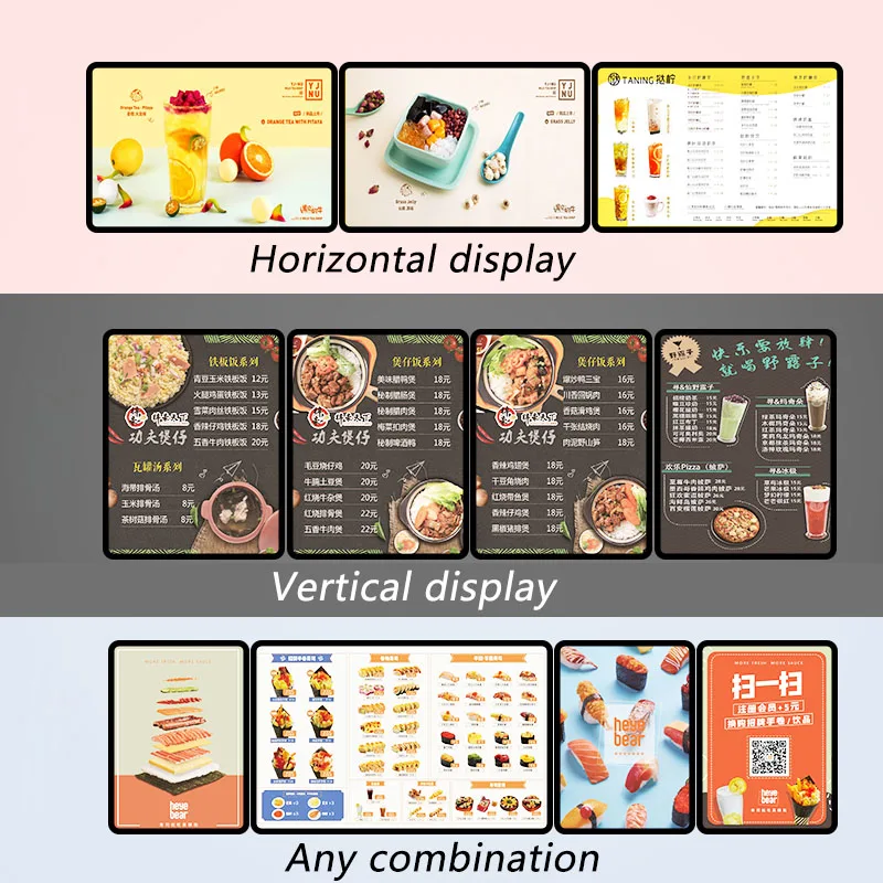 Slim Snap Frame LED Light Box Illuminated Poster Display LED Backlit Menu Board For Restaurant Cafe Shops Wall Mounted Billboard