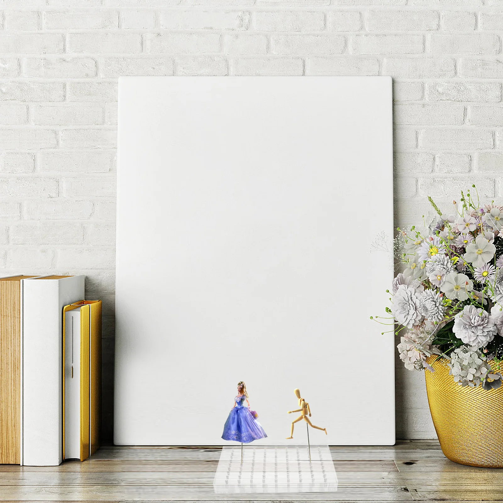 

Acrylic Display Clear Crystal Easel Peg St Risers For Crafts Collections Teaching Equipment Supplies