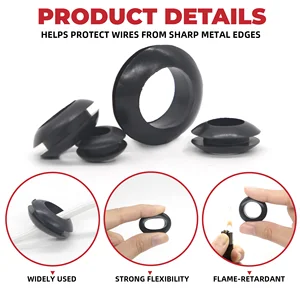 Bộ dụng cụ đa dạng cao su Ilhó của Ring, Black, 9 Kích cỡ, 3, 16, 32, 1/4 9 Băng bán hàng chính với trẻ em - №9