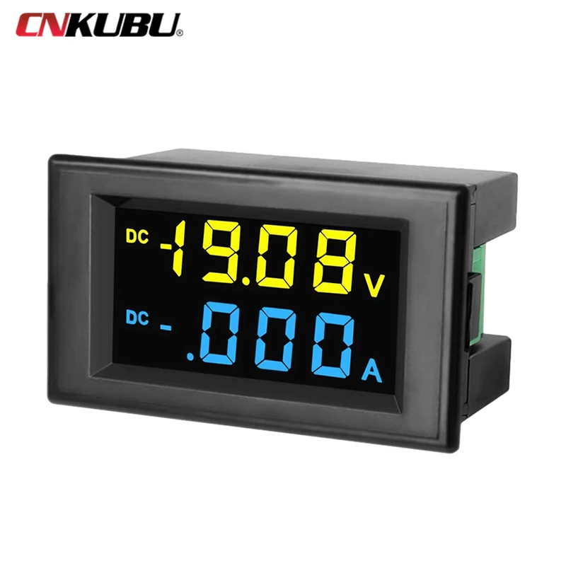 D85-3050AG DC Voltage Ammeter Digital Display DC Dual Meter Head Positive and Negative Detection Module HD LCD