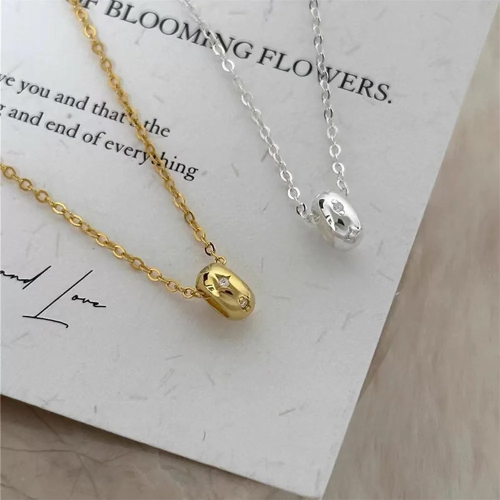 

Korean S925 Sterling Silver New Style, Four-pointed Star Pendant, Versatile Collarbone Necklace