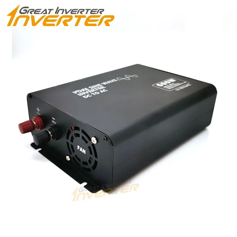 120v 220v 240v 600w 12v 13.8v 22v 24V 36v 48v 50v 60v 72v 80v 84v DC to AC Lcd Display Off Grid Pure Sine Wave Inverter