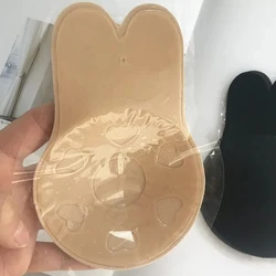 S/M/L Push Up Bras Self Adhesive Silicone Strapless Invisible Bra Reusable Sticky Breast Lift Tape Rabbit Nipple Cover Bra Pads