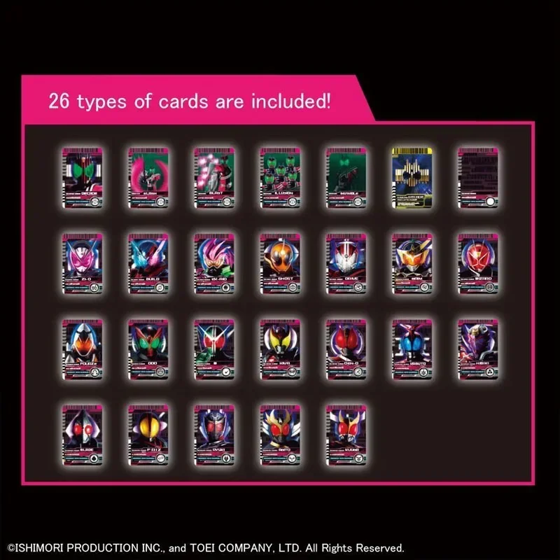 Bandai figura genuína kamen rider modelo kit figura-ascensão padrão mascarado piloto década coleção modelo figura de ação brinquedos presentes