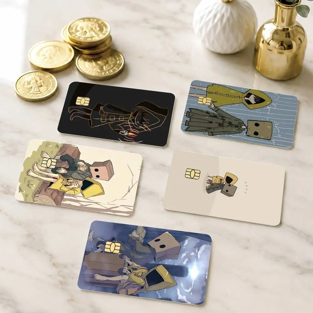 G-Game L-Little Nightmares Credit Card HD Stickers Small Chip Waterproof Sticker Game Card Decal Gift