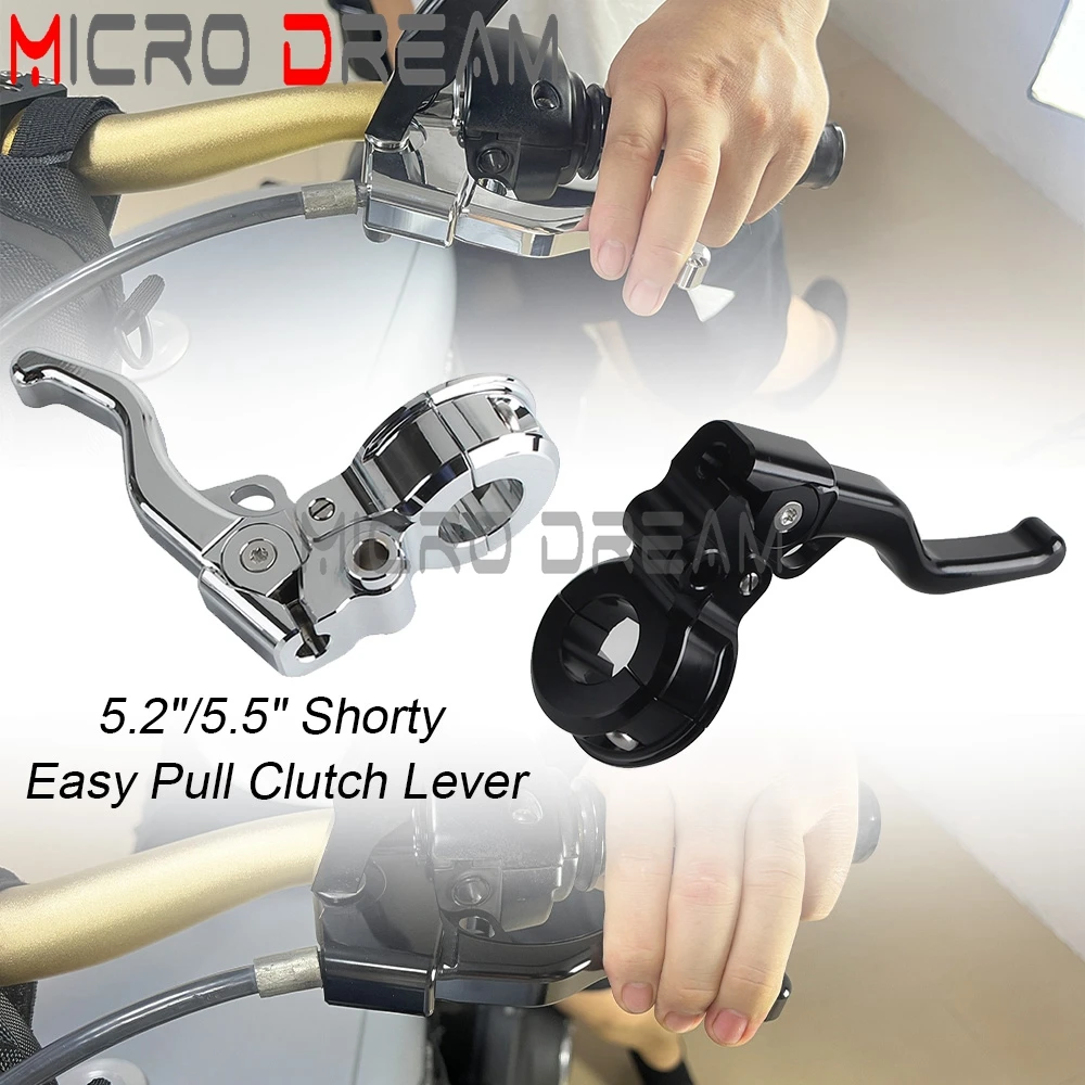 Motorcycle Hand Levers CNC Easier Pull 30% Labor-Saving Clutch Brake Handle For Harley Softail Bad Boy Blackline Breakout 96-24