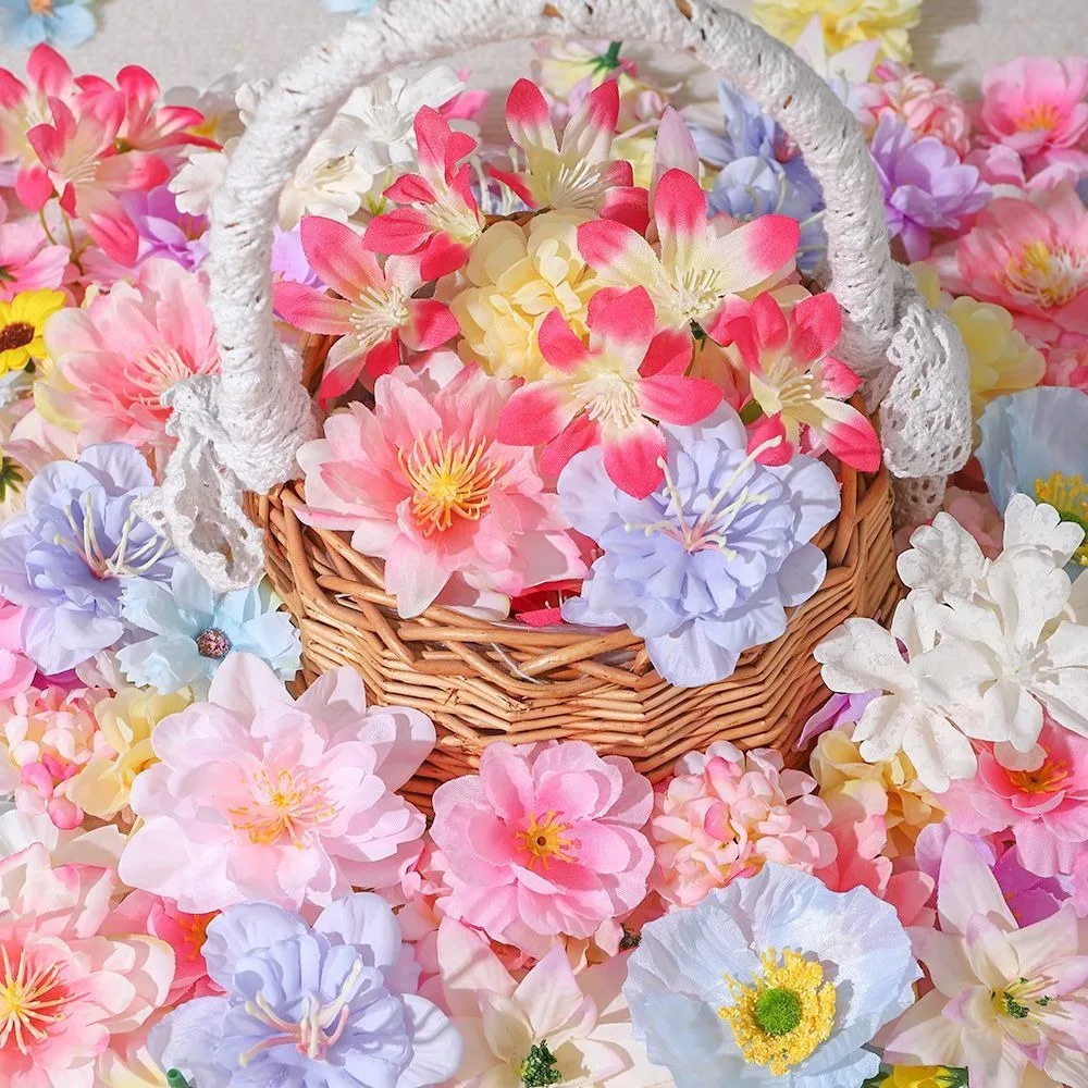 20/50 Stück künstliche Blumen aus Seide, künstliche Blumen für Zuhause, Raumdekoration, Hochzeit, Braut, Dekoration, DIY, Basteln, Geschenke, Zubehör – Detail 2