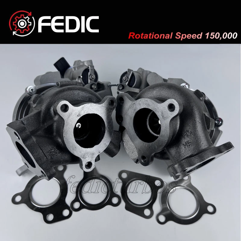 Upgrade MFS Twin Turbocharger RHV4 VB22 VB23 for Toyota Landcruiser V8 D 195Kw 261HP 1VD-FTV VDJ76 VDJ78 VDJ79 2007