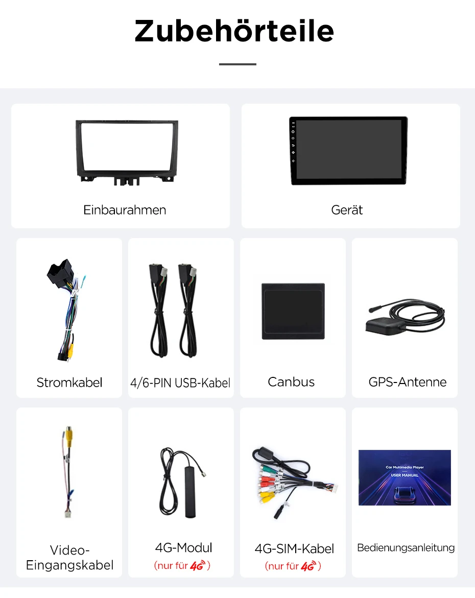 Junsun 9-Zoll Android 15 Autoradio für Mercedes-Benz Sprinter und Volkswagen Crafter 2006-2016, kabelloses Apple CarPlay, IPS-Bildschirm, Stereo-Multimedia-Videoplayer, intelligentes Auto-Infotainmentsystem, 2-DIN-Autoradio-Haupteinheit, GPS-Navigation, BT, 4G, WLAN, FM, AM, DSP, RDS – Detail 26