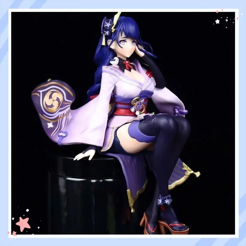 

Фигурка Райдэн Сёгун (Genshin Impact) в сидячей позе, модель GK, настольный декор, коллекционная статуэтка в коробке для фанатов