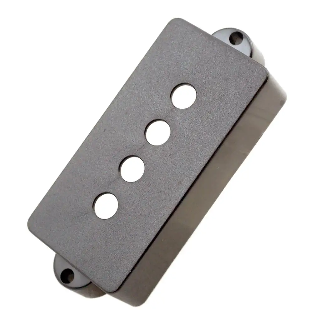 PB Bass Open Pickup Covers Black Plastic Replacement for 4-string Electric Bass Guitar Musical Accessories