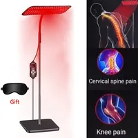 660nm &850nm Near Infrared Light Device 25W LED Red Light Therapy Lamp with Stand Facial Skin Care for Relief Muscle Joint Pain