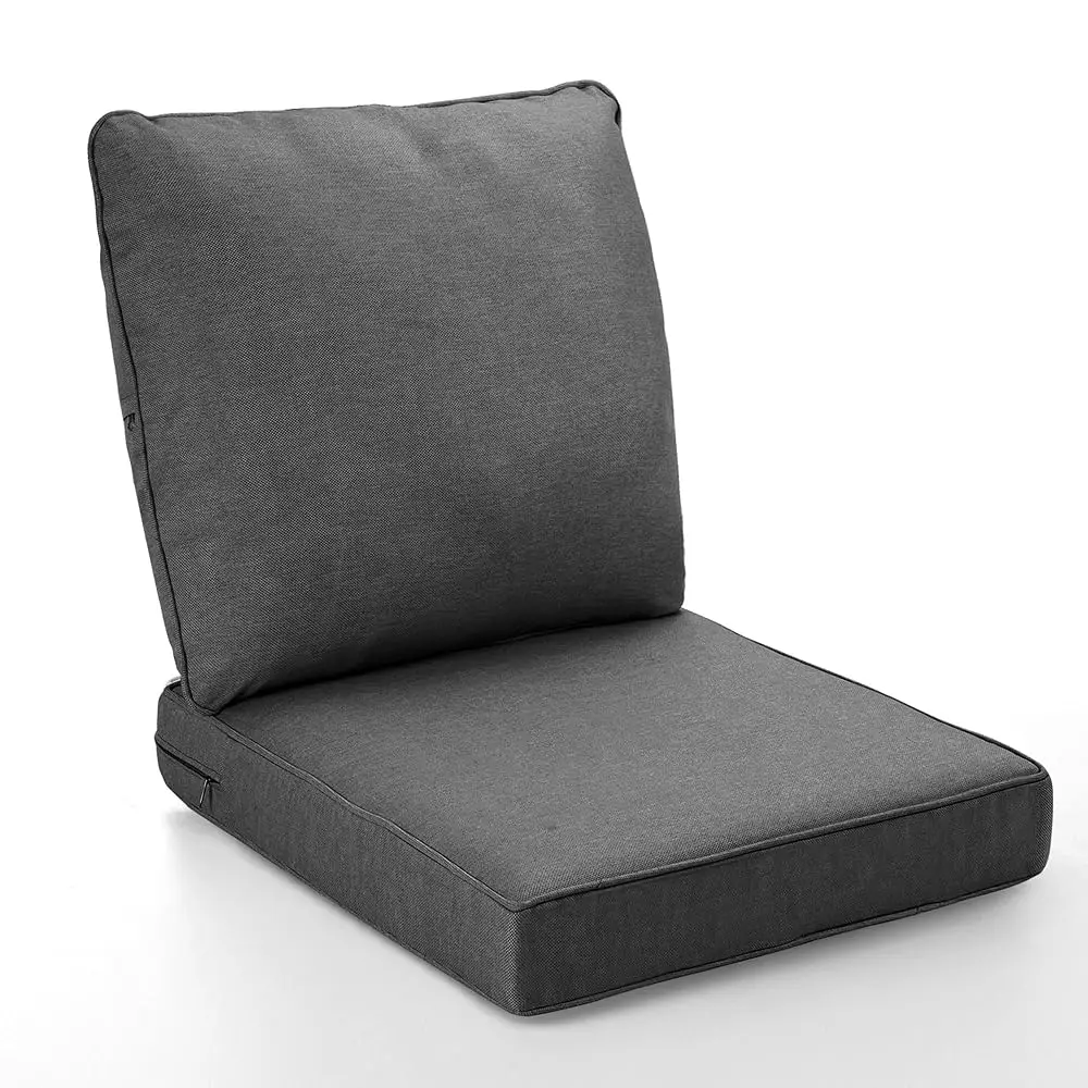 

Outdoor Chair Cushion Set, Thickened 24 X 24 X 5 H Patio Furniture Cushions, Waterproof & Fade Resistant Outdoor Seat Cushions