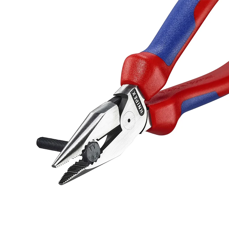 KNIPEX 08 22 185 Needle-Nose Combination Pliers Long Service Life And Stable Tips Exquisite Workmanship Simple Operation