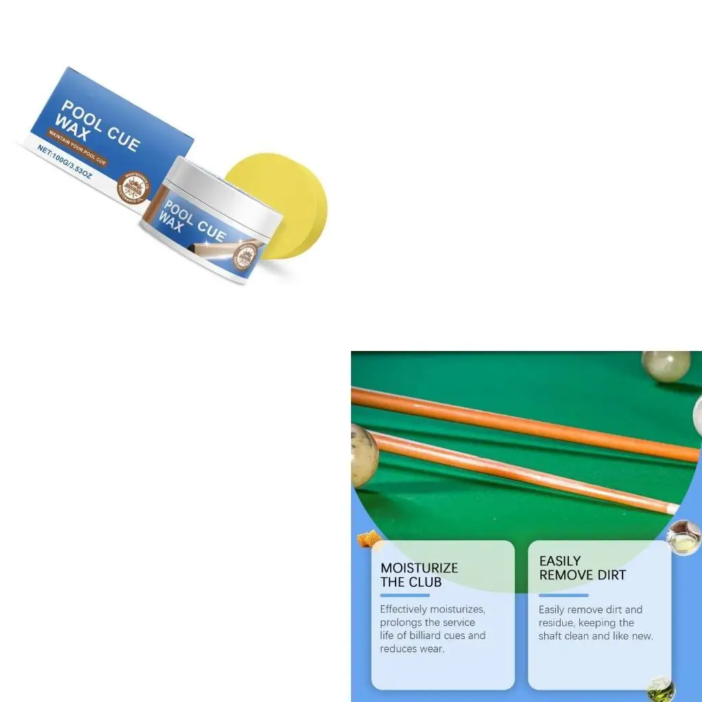 

PXPF Bool Cue Polsing Wax Wax Posling Wax Byliard Cleefer, длительный срок