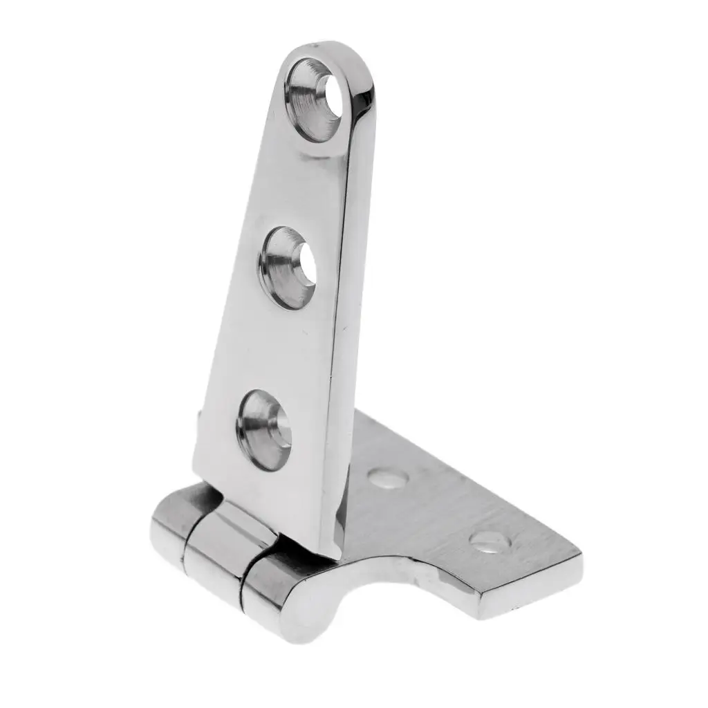Adjustable Strap Hinge Marine Grade T Hinge Silver Finish for Boat Yacht Cabin Door Outdoor Garden Shed