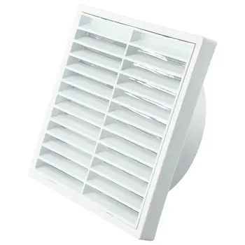 1ks mřížka výstupu vzduchu plastová mřížka čerstvý vzduch výstupní potrubí větrací otvory kryt pro odsávací ventilátory cirkulace vzduchu potřeba větrání 8 nejlepší prodej kryt odsávacího ventilátoru - №2