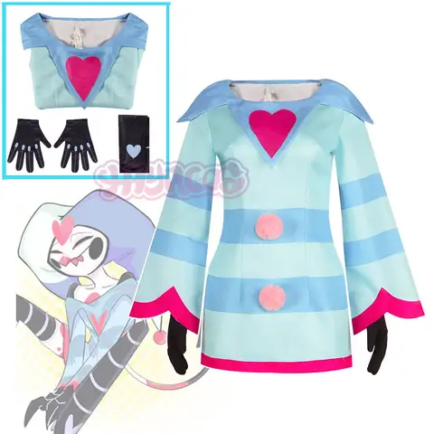 Fizzrolli Cosplay Costume Boss Halloween Glasses Tail Nighty Fancy Suit Carnaval Party Suit Fizzarolli Full Set Unisex Suit