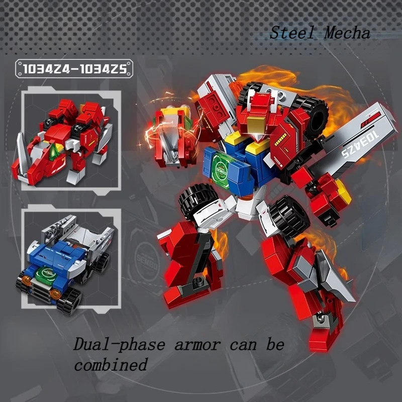 Sembo blocos de construção mechwarrior educacional crianças pequenas partículas montagem coleção modelo ornamentos brinquedos presentes aniversário