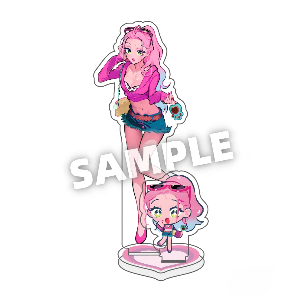 Anime ALIEN STAGE IVAN TILL LUKA SUA MIZI Geschenkspielzeug Acryl-Standmodell Actionfigur Ornament Zubehör Modell Desktop-Schlüsselanhänger