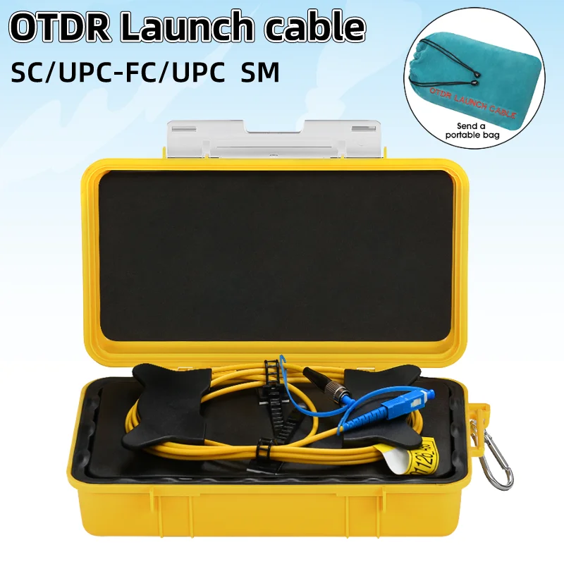 

SC/UPC-FC/UPC OTDR Launch Cable OTDR Optical Fiber Test Extension Line Dead Zone Eliminator Fiber Ring Single Mode