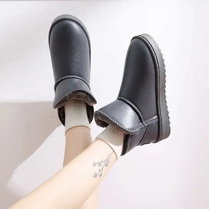 Demi-season Without Lacing Womens Sneakers Boots Spring Ladies Shoes Long Boots White Sport Luxe Out Seasonal Shows