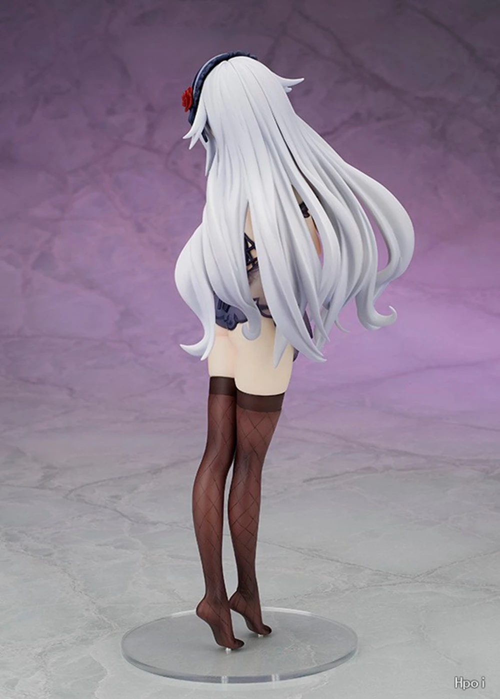 24CM Anime Hyperdimension Neptunia Figure Black Heart Suspender Skirt Pajamas Dress Up Model Toy Gift Action Figure Doll PVC