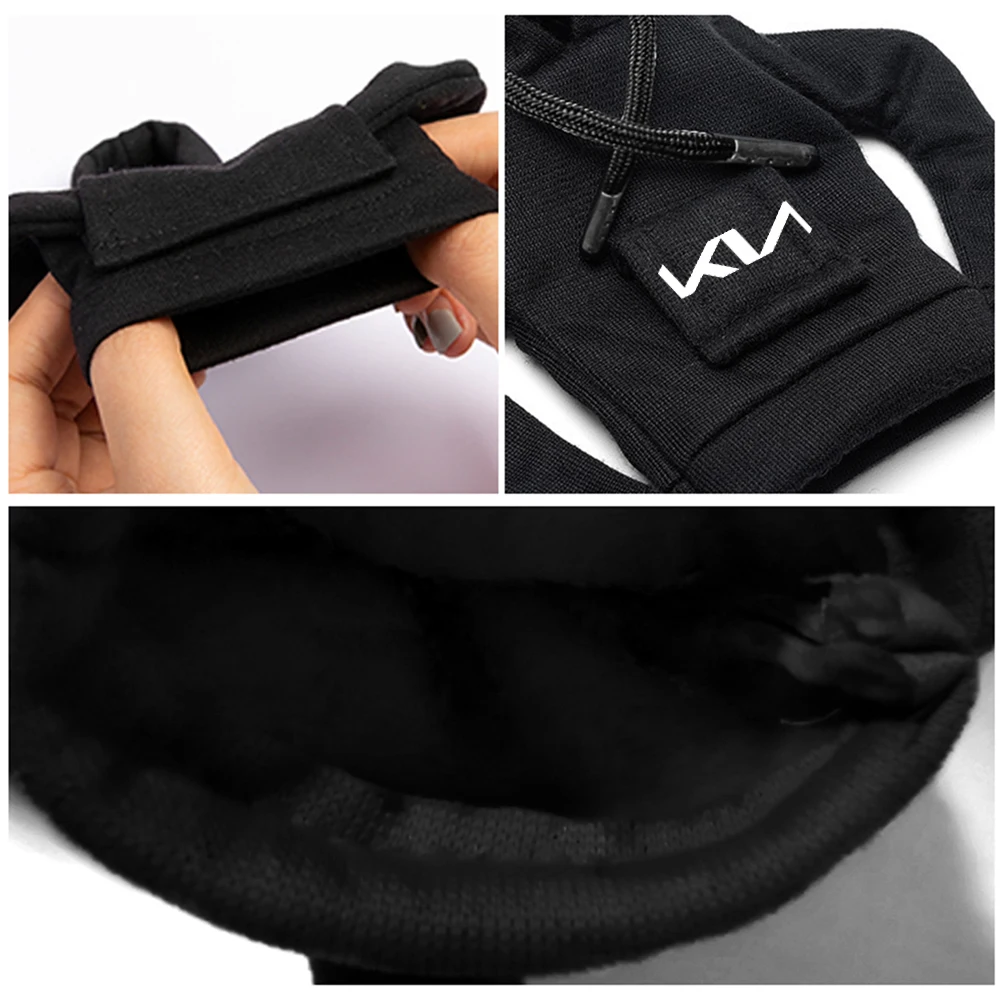 Hoodie Auto Gear Shift Lever Cover Sweatshirt Gearshift Cover Change Lever Knob Car Decorations For KIA Rio Ceed Sportage Soul view 3