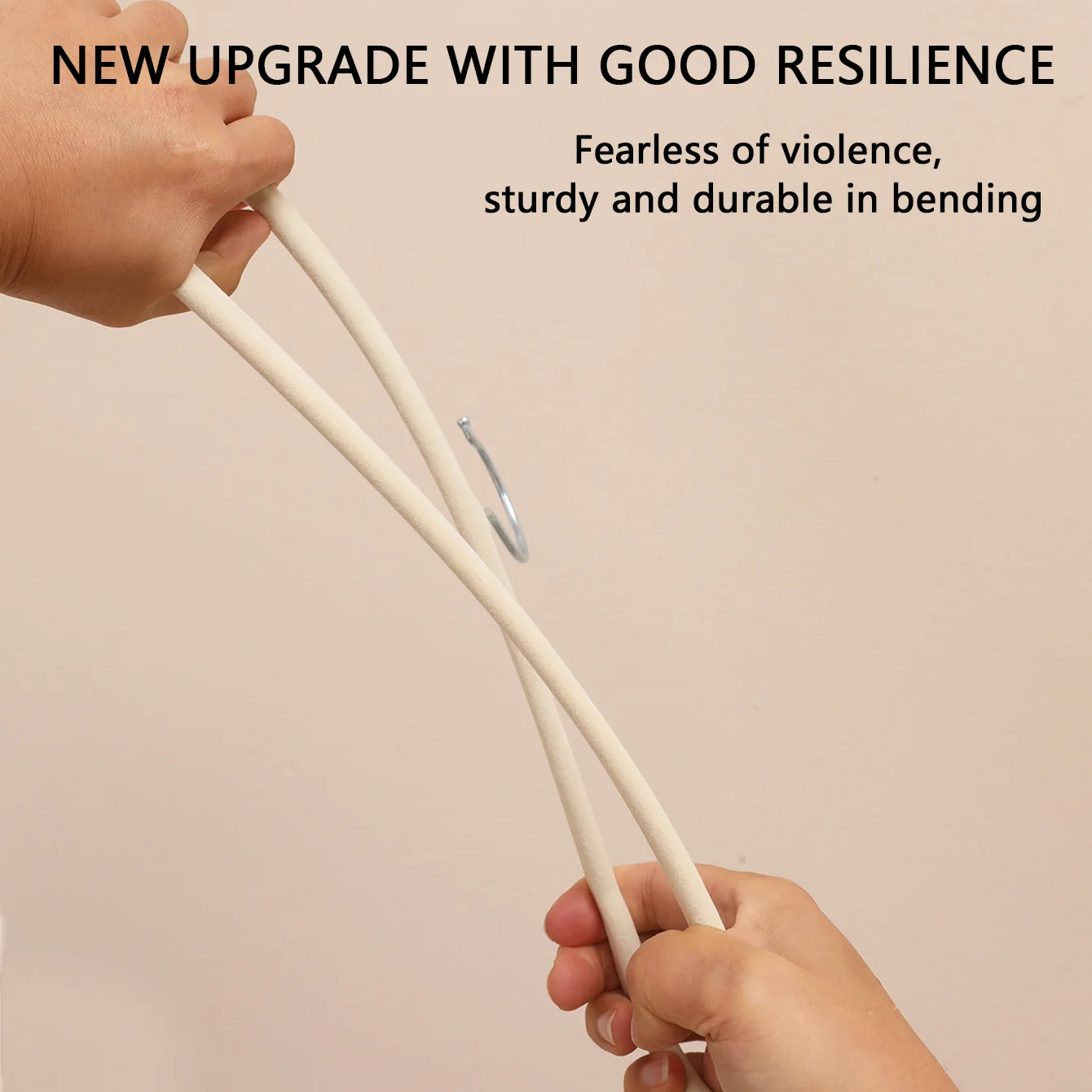 10/20Pcs Square Velvet Hangers, New Thickened Durable Velvet Hangers for Clothes and Pants, Non-Slip, Non-Bulging, Suitable for Home and Dormitory