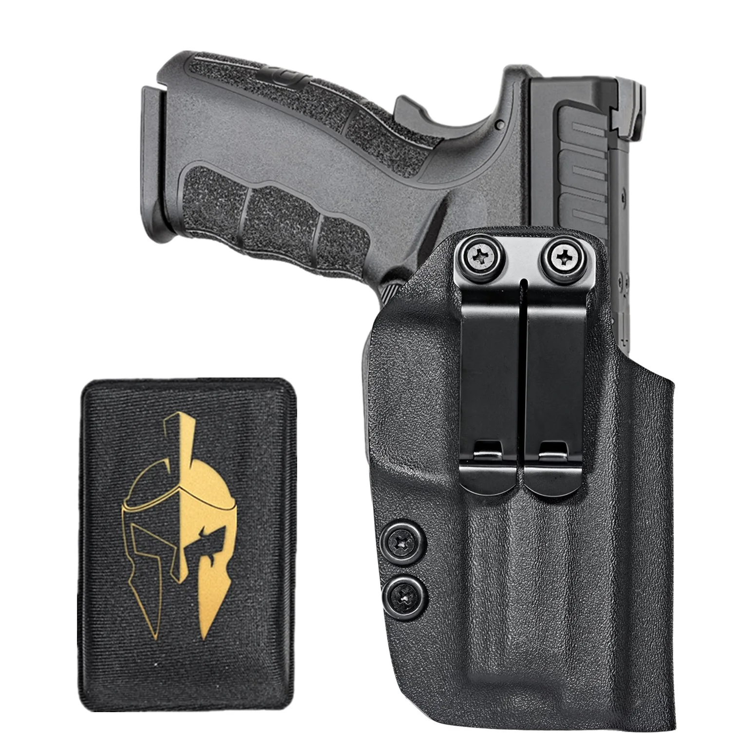 Coldre Kydex IWB com kit de cunha de almofada de espuma confortável para Springfield Armory XD Mod.3 OSP Red Dot Appêndice de transporte oculto