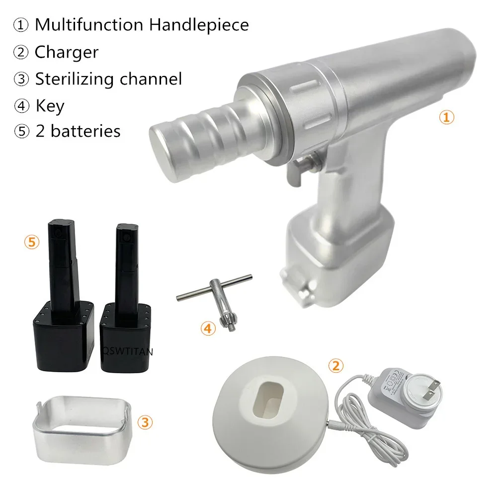 ชุดเจาะกระดูกและ Bor listrik เลื่อยอเนกประสงค์สำหรับศัลยกรรมกระดูกชุดเครื่องมือไฟฟ้าสำหรับศัลยกรรมกระดูกชุดเครื่องมือสำหรับศัลยกรรมกระดูก