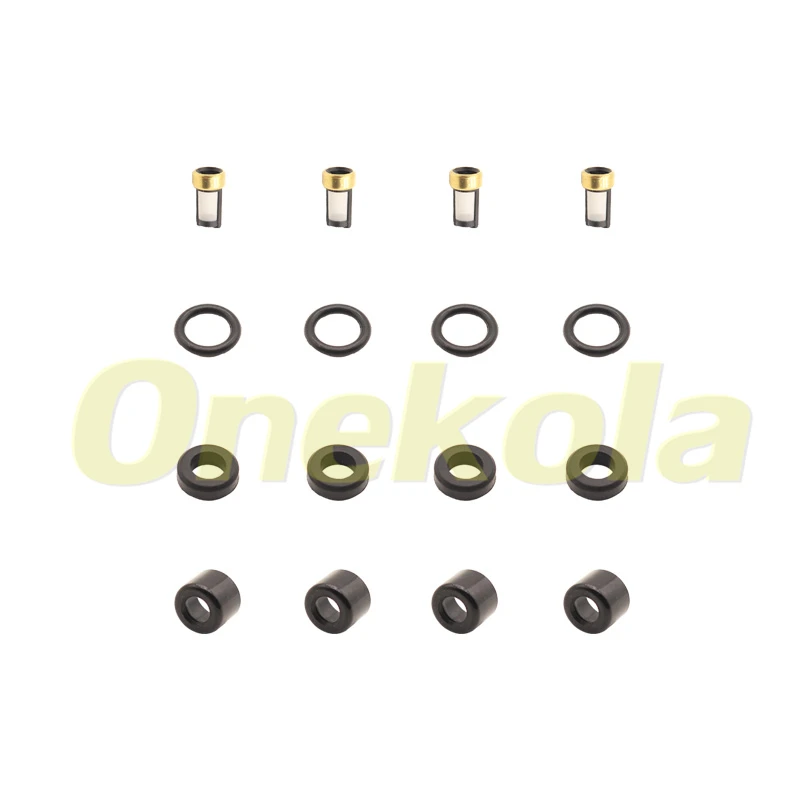 Fuel Injector Service Repair Kit Filters Orings Seals Grommets for 2006-2016 Toyota Yaris 1.5L I4 #23250-21040 23209-21040