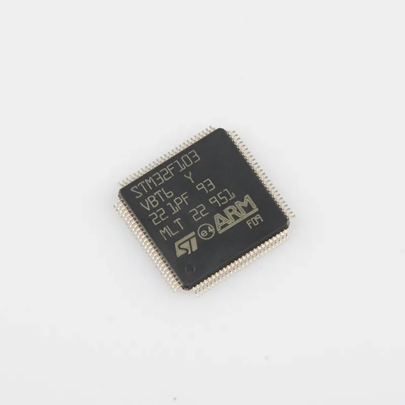 Original 10pcs STM32F103VBT6 LQFP100 package 128K flash 32-bit microcontroller, genuine