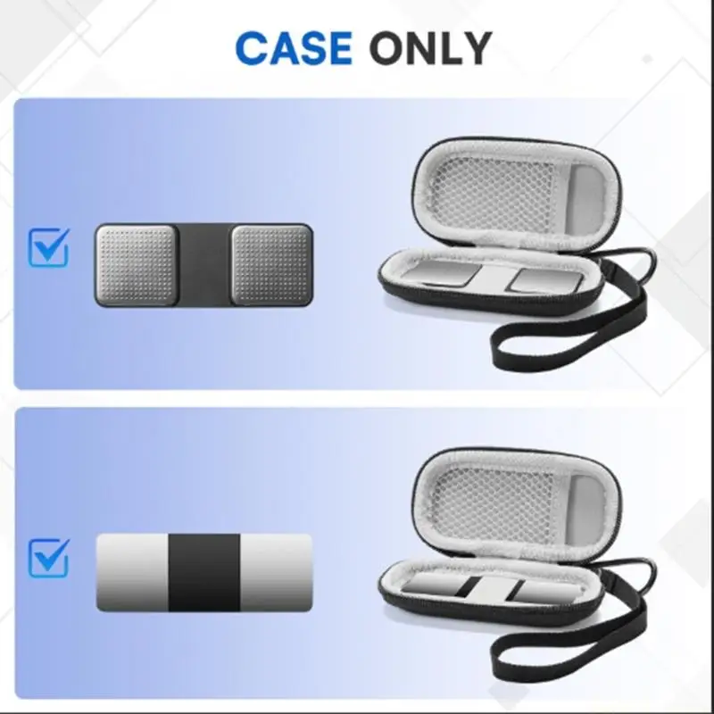 M5TD Hard Shell Travel Organizers Case Waterproof Carrying For Heart Rate Monitor Shock Absorption Dustproof Protective