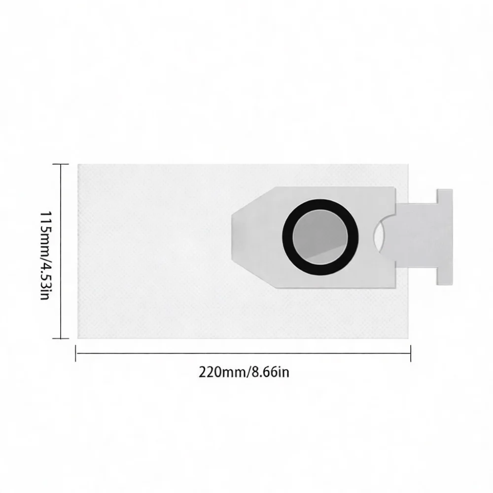 For Midea V12 V10 W11 Robot Vacuum Cleaner Parts Non Woven Dust Bags Disposable Collection Accessory Home Cleaning Kit