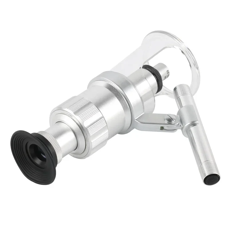 Imagem -06 - Handheld Portable 40x 60x 100x hd Recognition Magnifier Scale Measuring Microscope Magnifying Glass With Surround Led Fill Light