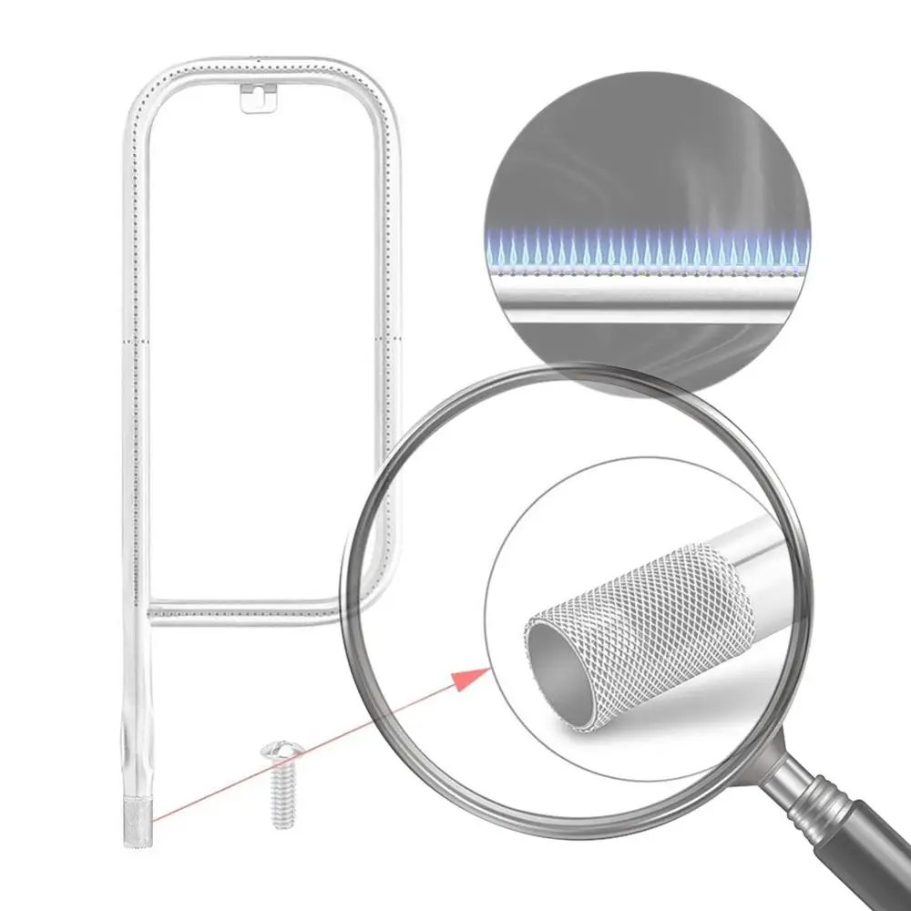 

Трубка горелки 60041 из нержавеющей стали 304, 20,5 дюймов, для гриля Weber Q200/Q220/Q2000/Q2200, запчасть