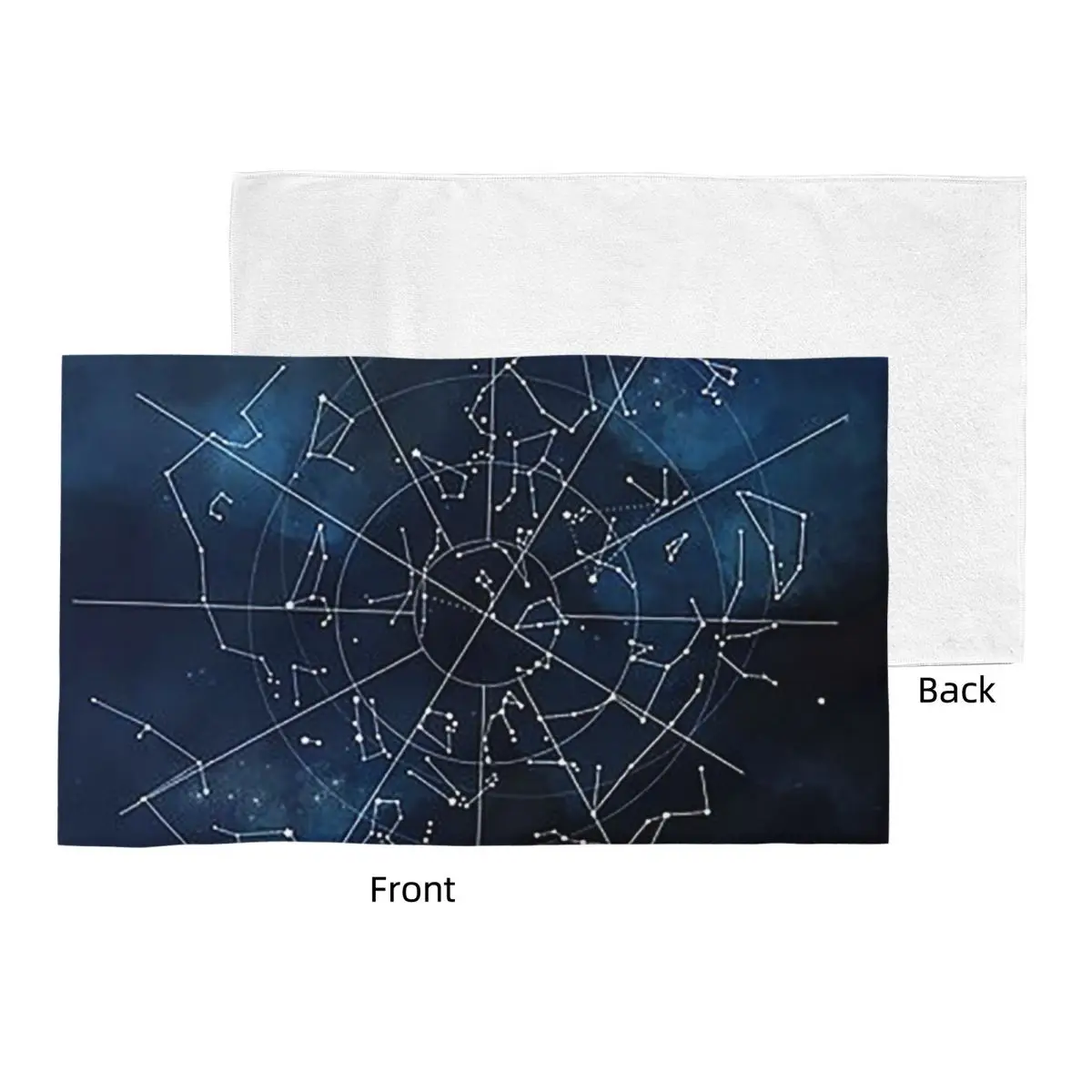 Custom Zodiac Constellations Space (14) Soft Face Towel Quick Dry Pool Bath Cotton Towels Absorbent