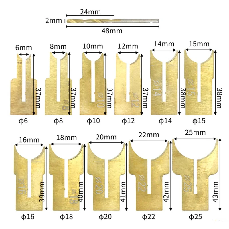AT02-6-25Mm Woodworking Tool Bead Drill Bit Bead Drill Bit Buddha Ball Router Bit Milling Cutter Woodworking Tool Set