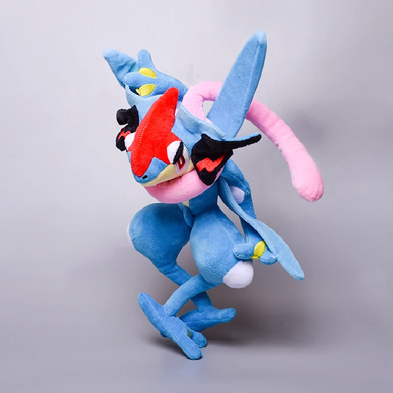 30cm Pokemon Anime Greninja Plush Toy Doll Sleeping Pillow Soft Stuffed Cute Cartoon Dolls Toys For Children Boys Birthday Gifts